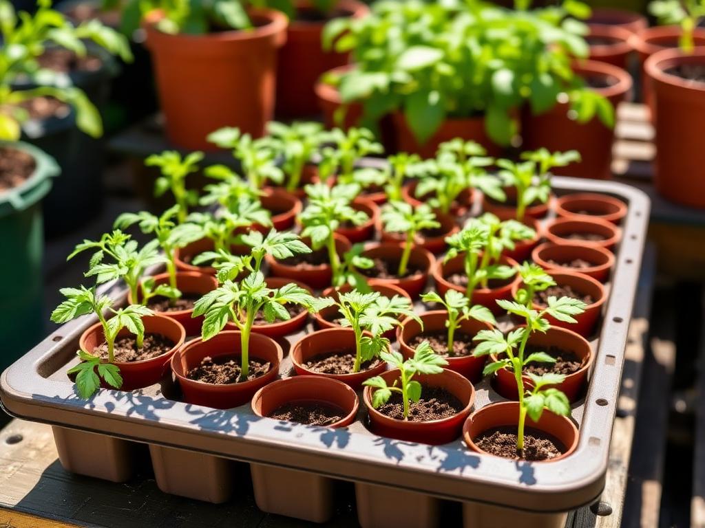 Tomato seedlings — Gardener's Delight